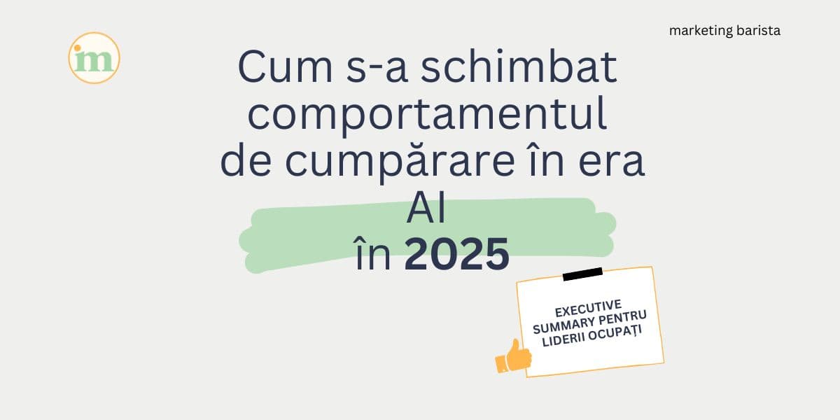 Suprasolicitat de 'Revoluția AI'? Hai să vorbim despre ce contează CU ADEVĂRAT: clientul tău.